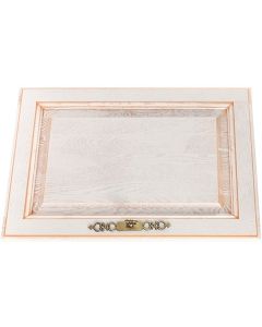 [JAMAIS UTILISE] Porte de cuisine Florale Saumon hotte H420xL600 GD MENUISERIES