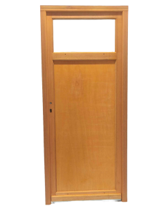 Porte De Service Bois vitrée Pagos, H,215xl,90 p, droit Côtes Tableau