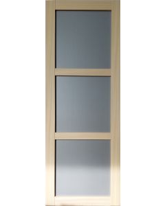 Porte Coulissante Ayous 3 Panneaux Gris RAL 7035 H204 x L83
