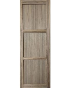 Porte Coulissante bois Frake 3 Panneaux H204 x L73