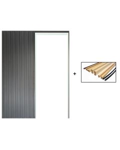 Système à Galandage + Kit de finitions Pour Porte En 83