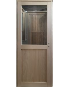 Bloc Porte Atelier placage chene H204 x L83 Poussant Gauche Côtes Tableau