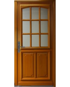 Porte d'entrée Bois vitrée, Marine, H,200xl,90 p, droit Côtes Tableau