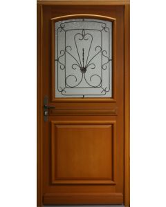 Porte d'entrée Bois vitrée, Baltard, H,215xl,90 p, droit Côtes Tableau