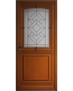 Porte d'entrée Bois vitrée, Elma, H,215xl,90 p, droit Cote Tableau