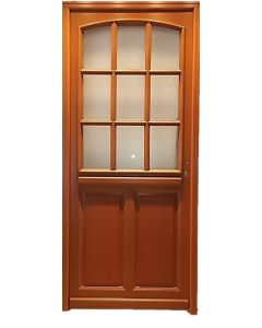 Porte d'entrée Bois vitrée, Alena, H,215xl,90 p,gauche Côtes Tableau