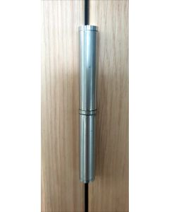 Bloc Porte Atelier Noir vitre depoli H204 x L73 Poussant Gauche Cotes Tableau