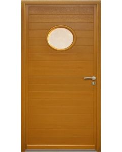 Porte d'entrée Bois vitrée, Laura 3, H,215xl,90 p,gauche Côtes Tableau