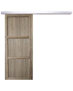 Porte Coulissante Frake 3 Panneaux H204 x L73 + rail alu