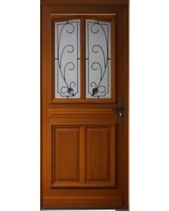 Porte d'entrée Bois vitrée, Mathis, H,200xl,90 p,gauche Côtes Tableau