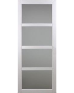 Porte Coulissante Tana blanc Vitrée H204 x L93