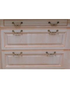 Porte de cuisine Florale Saumon H700xL600 3 tiroirs Vendu séparement kit tiroir