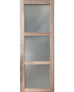 Porte Coulissante bois Frake Vitrée H204 x L73