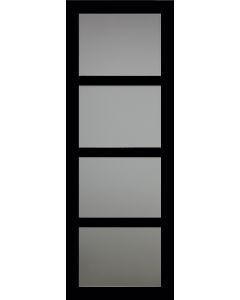 [JAMAIS UTILISE] Porte Coulissante Telia Vitrée Noir H204 x L83 GD MENUISERIES