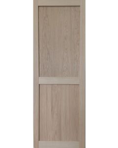 Porte Coulissante Atelier 2 Panneaux chene H204 x L73