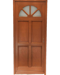 Porte d'entrée Bois vitrée, Ferji, H,215xl,90 p,gauche Cote Tableau