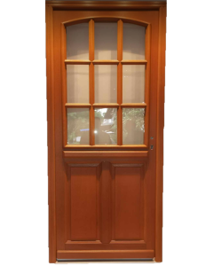 Porte d'entrée Bois vitrée, Agatha, H,215xl,90 p,gauche Cote Tableau