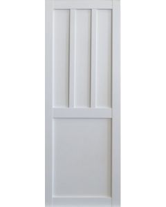 Porte Coulissante Atelier 2 Panneaux Blanc H204 x L83