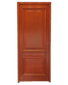 Porte d'entrée Bois Pleine, Safran, H,215xl,90 p,gauche Côtes Tableau
