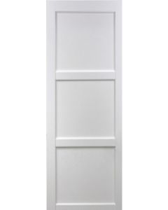 Porte Coulissante Korya Blanc 3 panneaux H204 x L93