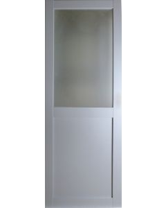 Porte Coulissante Athena RAL7035 Vitrée H204 x L73